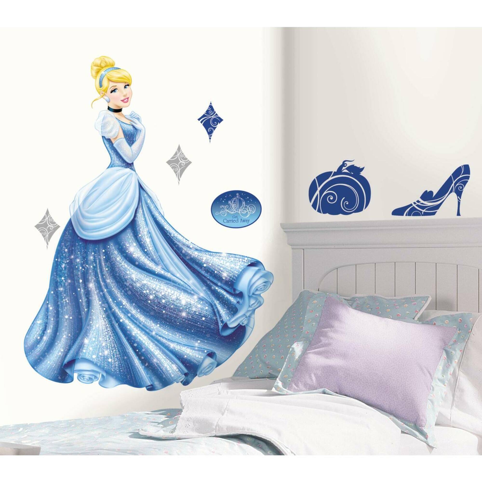RoomMates Disney Cinderella Glamour Giant Wall Decal